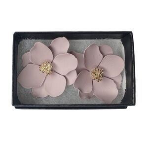 Pink Floral Earrings